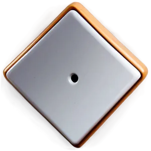Square White Button PNG Bil50 PNG