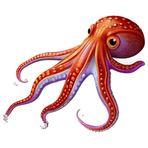 Squid Illustration PNG Ljp62
