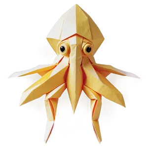 Squid Origami Design Png Yfa PNG image