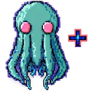 Squid Pixel Art Png 79 PNG image