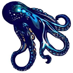 Squid Silhouette PNG Brg
