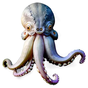 Squid Sketch Design PNG Tor24