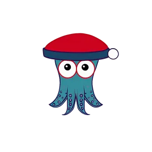 Squid With Hat Cute Png Xiv53 PNG image
