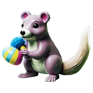 Squirrel Dog Toy PNG 06132024