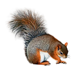 Squirrel Tail Png 06242024 PNG image