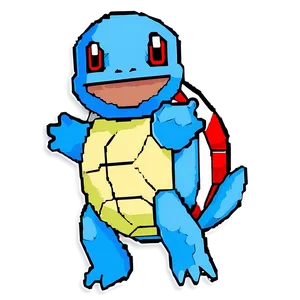 Squirtle 8-bit Art PNG Oim19 PNG