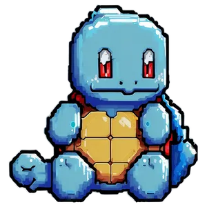 Squirtle Pixel Art PNG Emi36