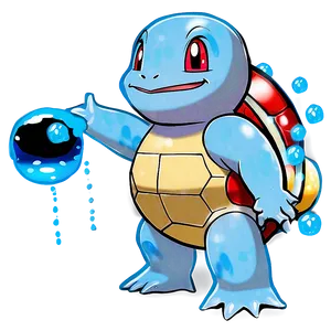 Squirtle Using Bubble Attack PNG 33 PNG