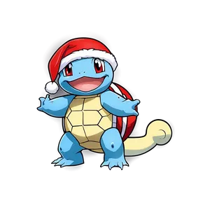 Squirtle With Christmas Hat PNG 19 PNG