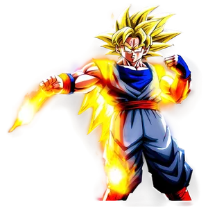 Ssj3 Goku Fiery Aura Png 06252024 PNG image