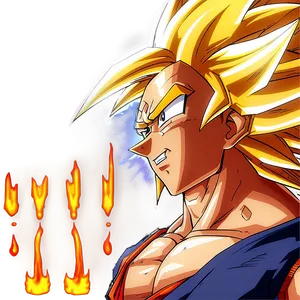 Ssj3 Goku's Iconic Look PNG Wqk19 PNG