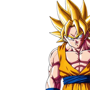 Ssj3 Goku's Intense Expression PNG 66