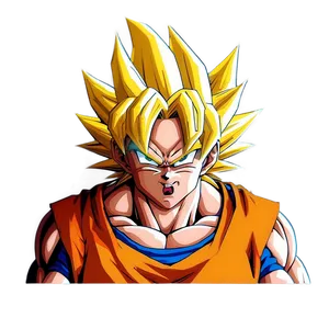 Ssj3 Goku's Intense Expression PNG 98