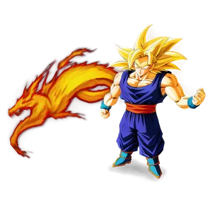 Ssj3 Goku Vs Villains PNG Coj53 PNG