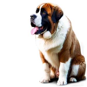 St Bernard Canine Giant PNG Gbq