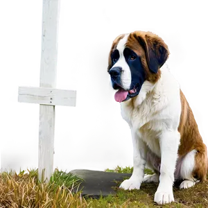 St Bernard Guarding Home PNG 24 PNG