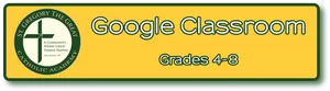 St Gregory Google Classroom Sign PNG image