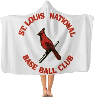 St Louis Baseball Club Cardinal Blanket PNG image