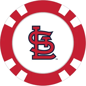 St Louis Cardinals Logo Poker Chip PNG image