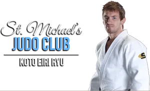 St Michaels Judo Club Advertisement PNG image