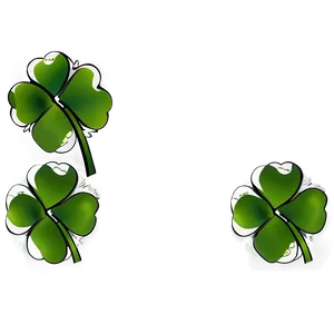 St. Patrick's Day Clover Png Tqs3 PNG image