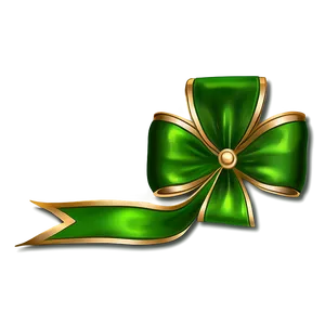 St. Patrick's Green Bow Png Neh PNG image