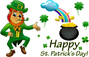 St Patricks Day Celebration Illustration PNG image