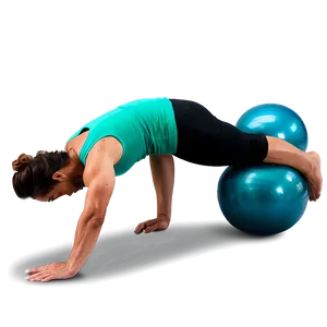 Stability Yoga Ball Techniques Png Fju PNG image