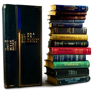Stack Of Bestsellers PNG 05252024 PNG
