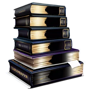 Stack Of Biographies PNG 34