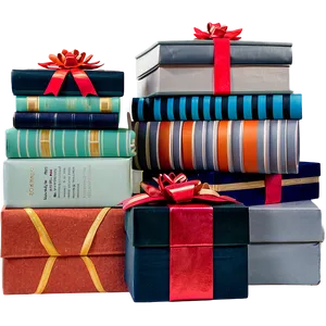 Stack Of Books As Presents Png 21 PNG image