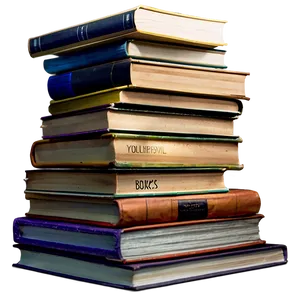 Stack Of Books PNG Fyg