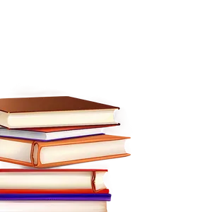 Stack Of Books Vector Png 95 PNG image