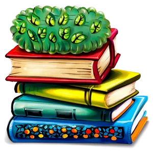 Stack Of Children's Books PNG Bsa PNG