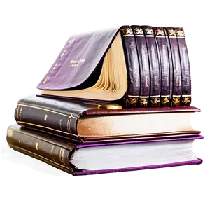 Stack Of Classic Literature Png 05252024 PNG image