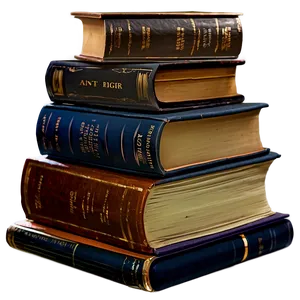 Stack Of Classic Literature Png Hqk86 PNG image