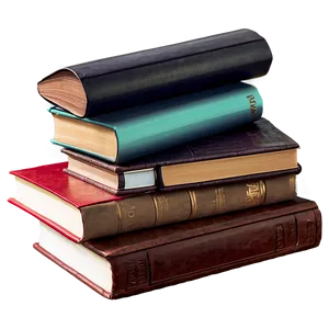 Stack Of Diy Books PNG 05252024