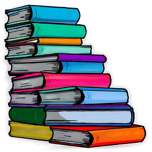 Stack Of Ebook Covers PNG Fdp PNG