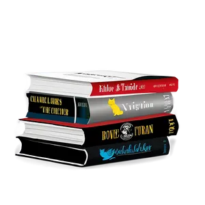 Stack Of Thriller Books Png 30 PNG image