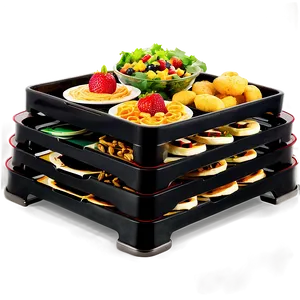 Stackable Buffet Serving Trays PNG Huq PNG