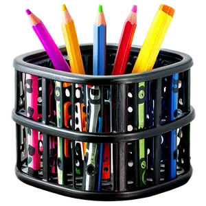 Stackable Pencil Holder Png 06282024 PNG image