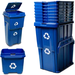 Stackable Recycling Bin PNG 06212024