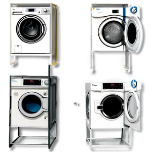 Stackable Washer Dryer Png Est PNG image