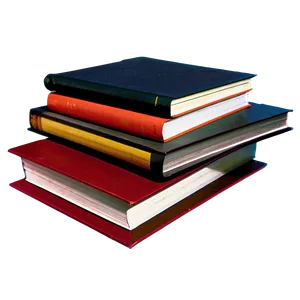 Stacked Art Books PNG 06132024 PNG