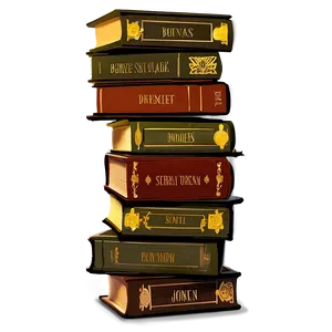 Stacked Business Books PNG Abs98 PNG