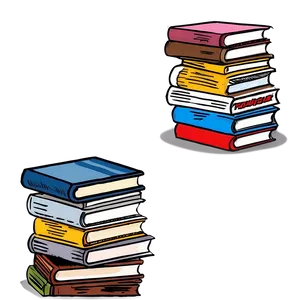 Stacked Comic Books PNG 06132024 PNG