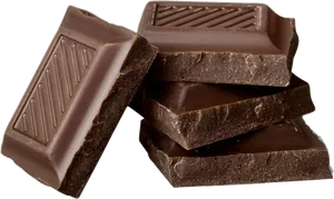 Stacked Dark Chocolate Bars
