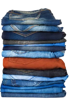 Stacked Denim Jeans Variety