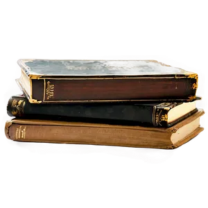 Stacked Old Books PNG Rlg18 PNG