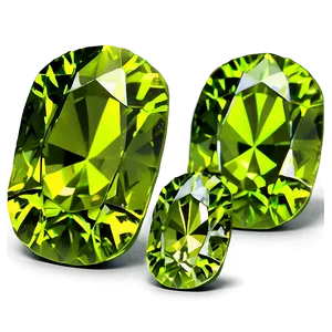 Stacked Peridot Stones PNG Mqq PNG